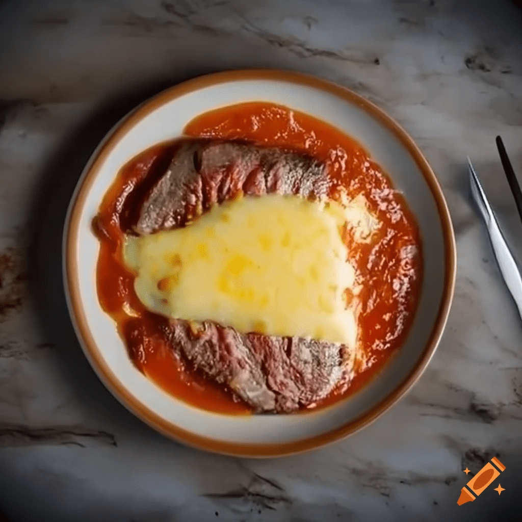 Bife à Parmegiana 1 Bife à Parmegiana