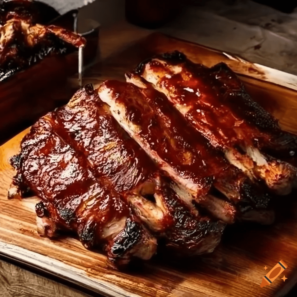 Costela Assada com Molho Barbecue 1 Costela Assada com Molho Barbecue