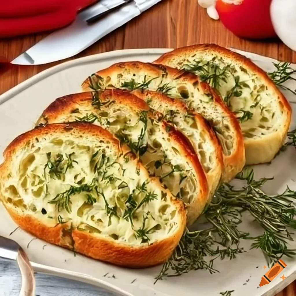 Pão de Alho com Ervas 1 Pão de Alho com Ervas