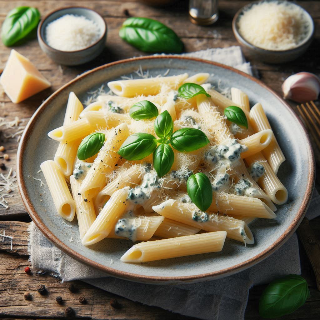 Penne ao Molho de Gorgonzola 1 Penne ao Molho de Gorgonzola