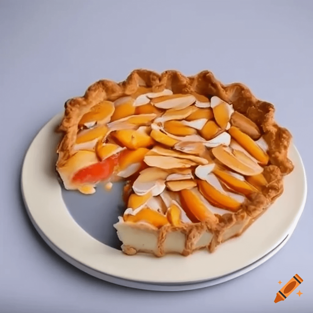 Torta de Damasco com Amêndoas 1 Torta de Damasco com Amêndoas