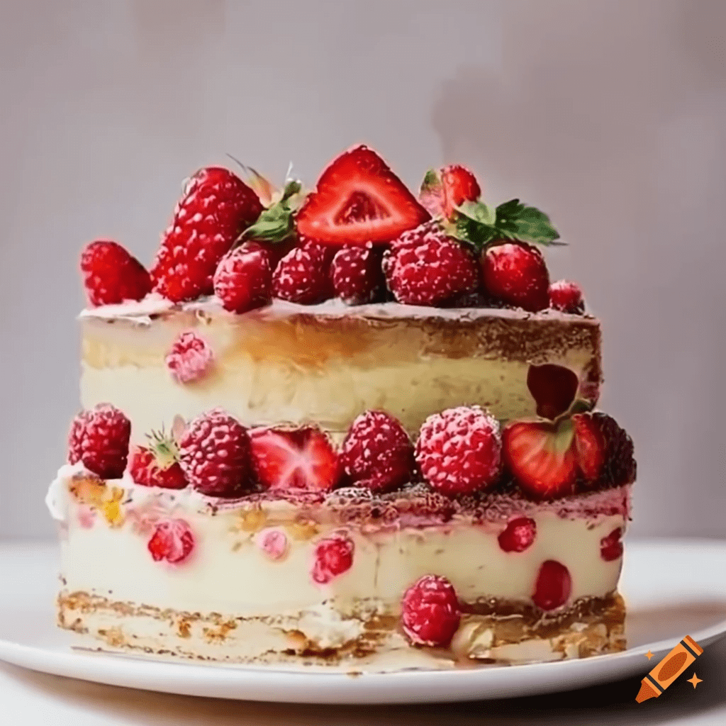 Bolo de Chocolate Branco com Frutas Silvestres 1 Bolo de Chocolate Branco com Frutas Silvestres
