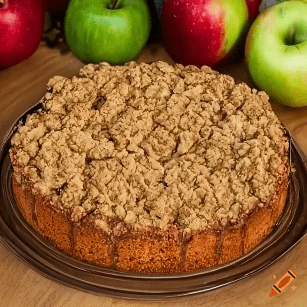 Bolo de Maçã com Crumble Crocante 1 Bolo de Maçã com Crumble Crocante