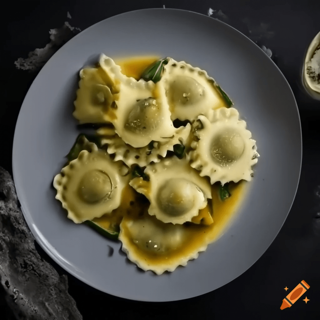 Ravioli de Ricota com Espinafre 1 Ravioli de Ricota com Espinafre