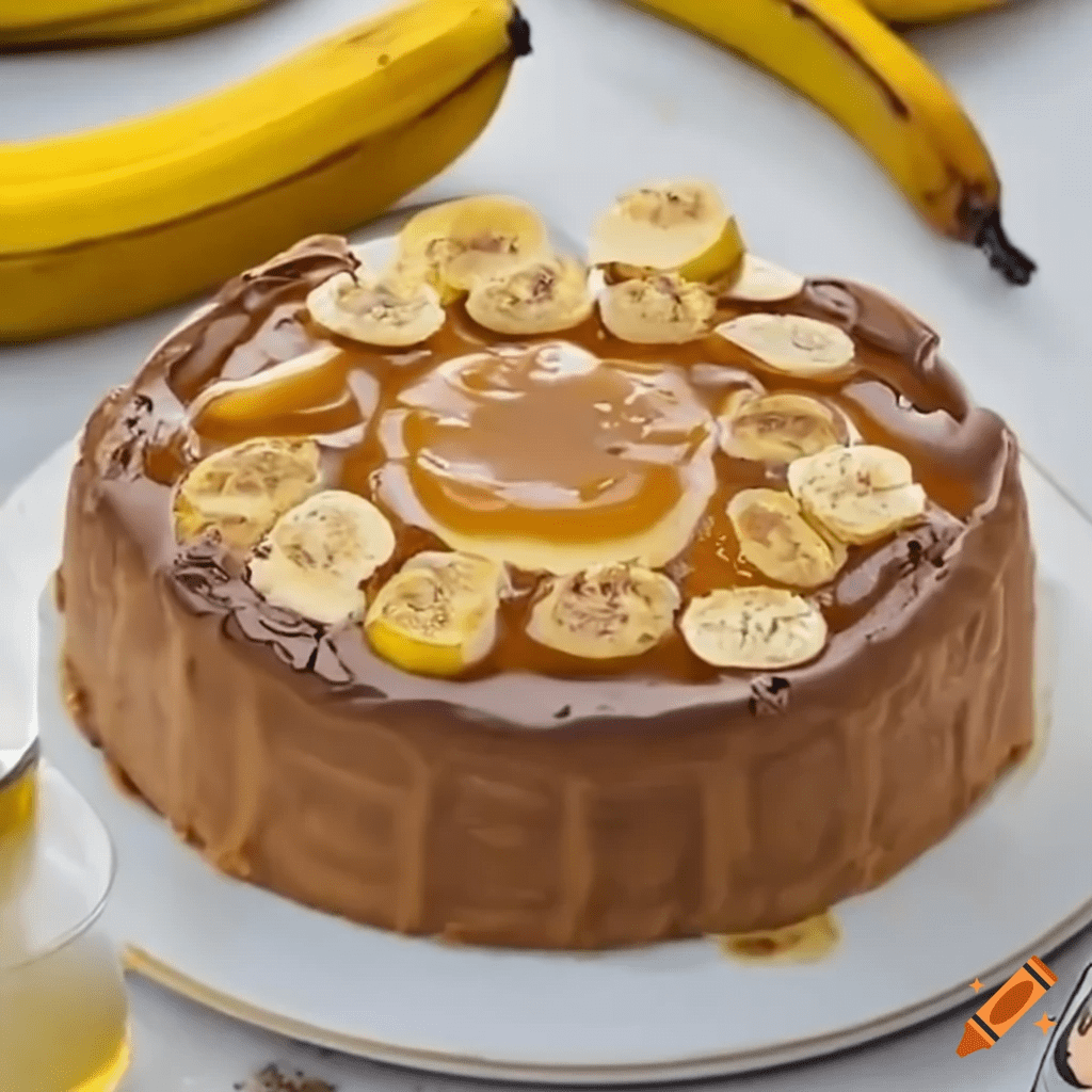 Torta de Banana Caramelada 1 Torta de Banana Caramelada