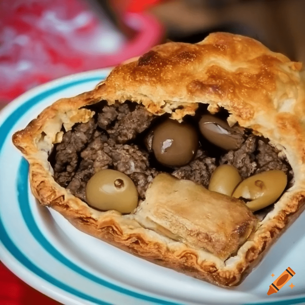 Pastel de Carne com Azeitona 1 Pastel de Carne com Azeitona